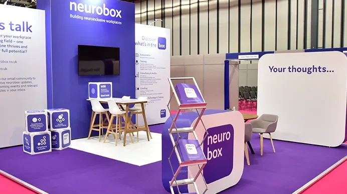 modular exhibition stand designed for Neurobox