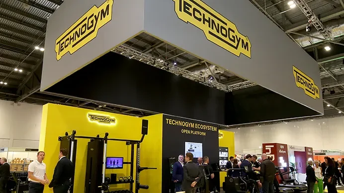 Technogym exhibition stand designed by Tecna