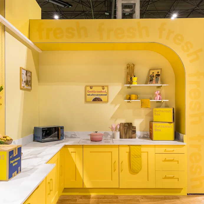 Butternut Box Exhibition stand