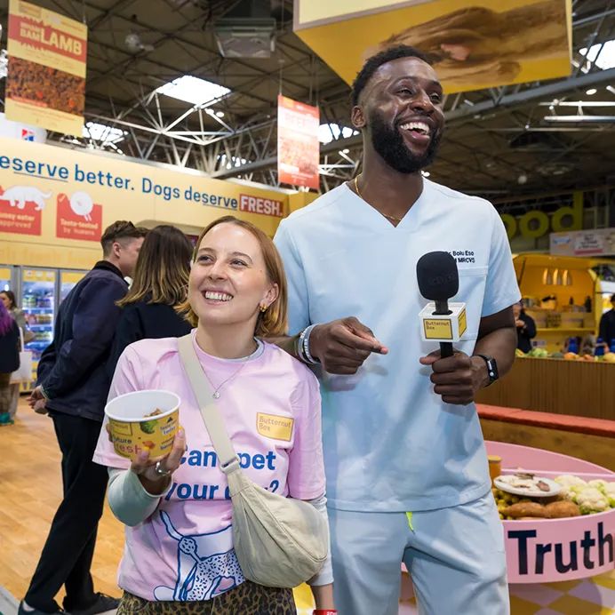 Butternut Box Stand designer