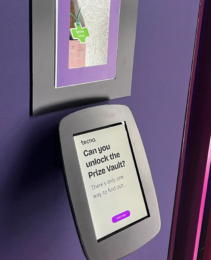 Brand Activation Ideas - Prize Vault by Tecna