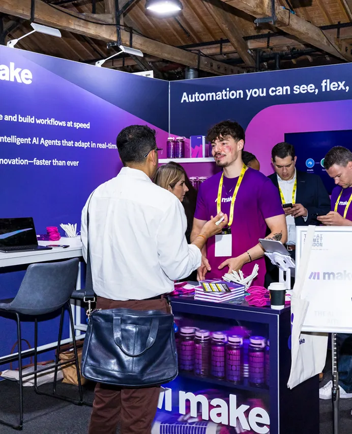 make exhibition stand at AI Summit London 2025