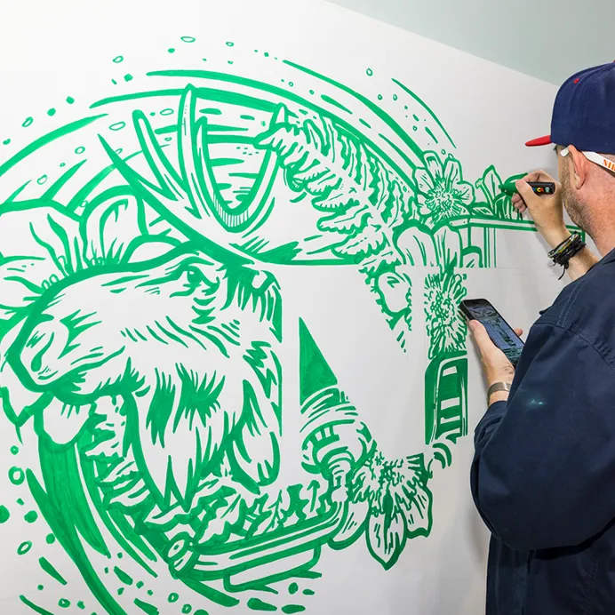 Installer show stand design