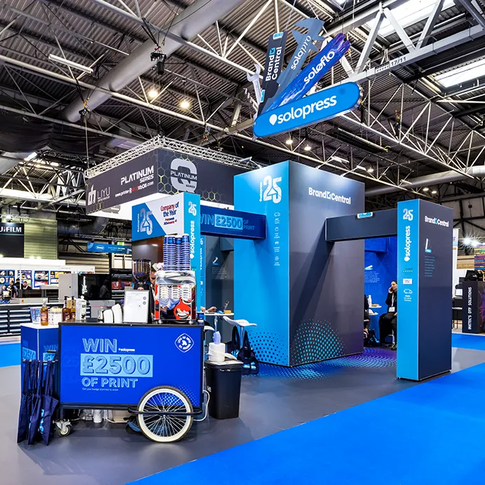 Solopress exhibition stand